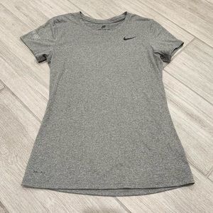 Nike Dri-Fit gray athletic top